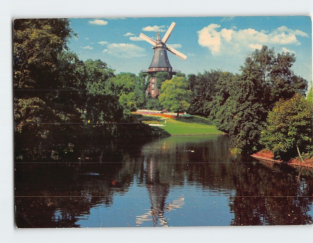 Postcard Windmühle am Herdentorswall Bremen Germany