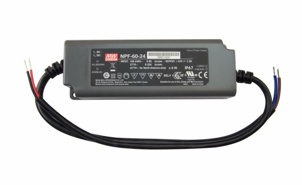 LO-PRO Junction Box Driver Combo 24V DC 60W 120-277V AC Commercial Grade-image