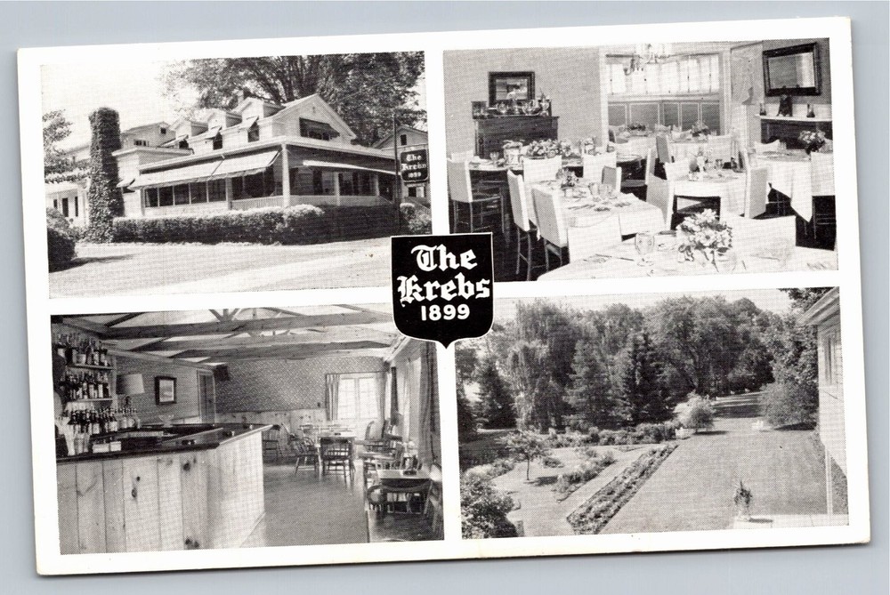The Krebs Skaneateles NY Historic Inn 1899 Vintage Postcard