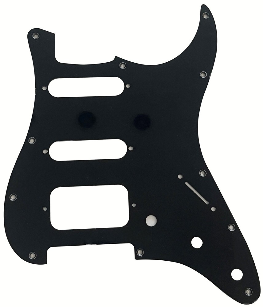 1 Ply Black Pickguard Guitar Parts For Fender 11 Screw Stratocaster Start HSS