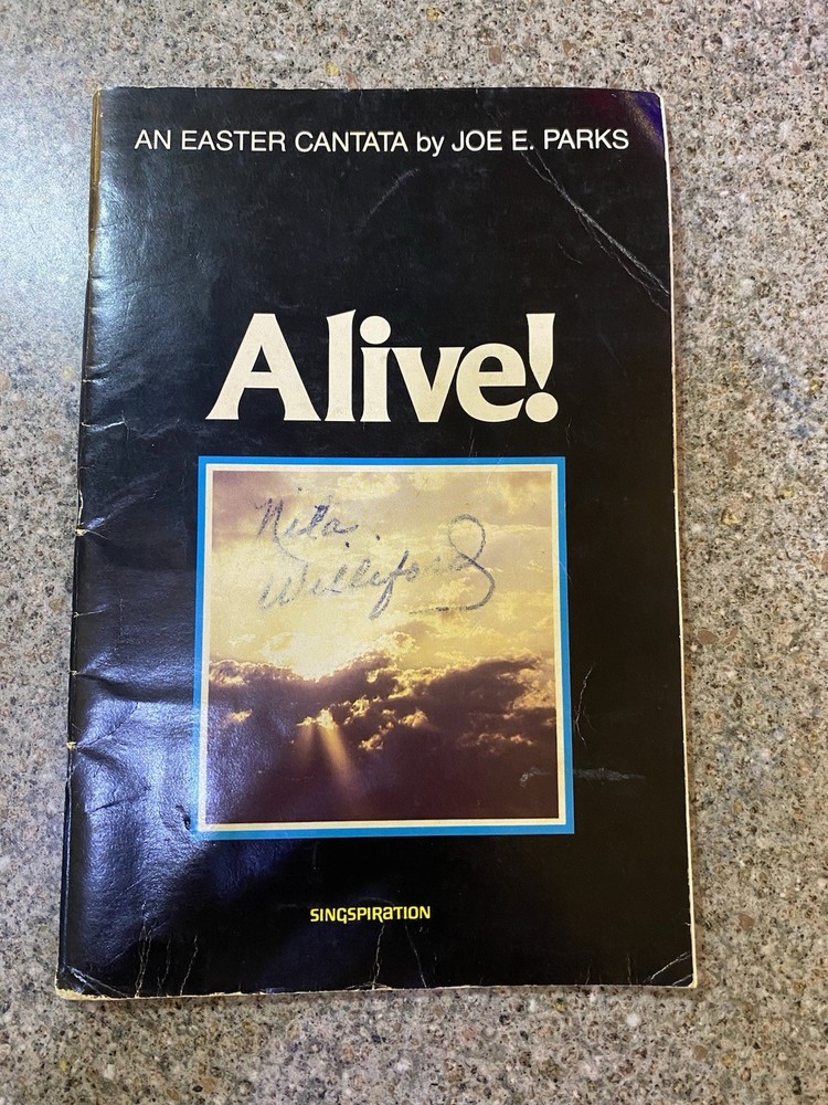 Vintage 1978 Alive! An Easter Cantata Joe E Parks Sheet Music Choral Book SATB