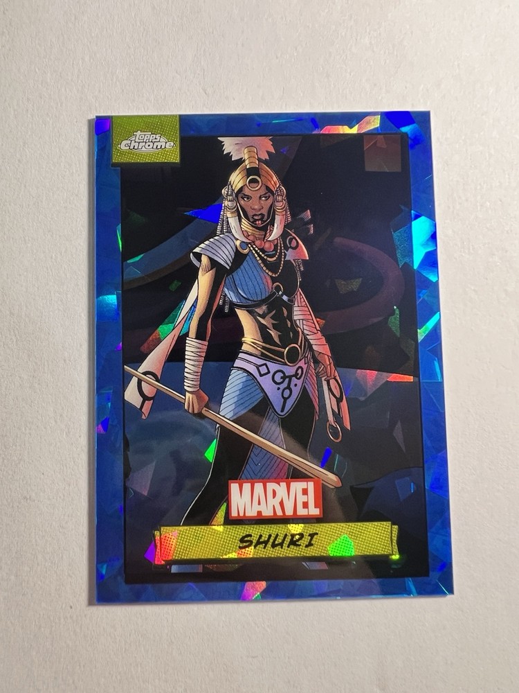 2024 Topps Chrome Marvel Sapphire Shuri #29 Base