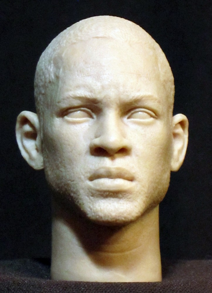 H-24 Will Smith CUSTOM RESIN UNPAINTED HEAD SCULPT Action figures 1/6 Scale