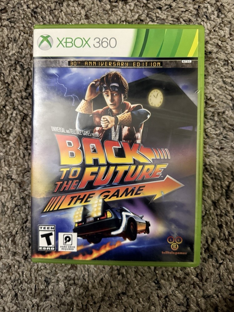 Xbox 360 Back to the Future: The Game 30th Anniversary Edition Tested No Manual