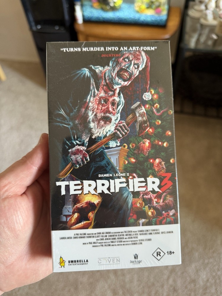 Terrifier 3 2024 VHS Umbrella Entertainment