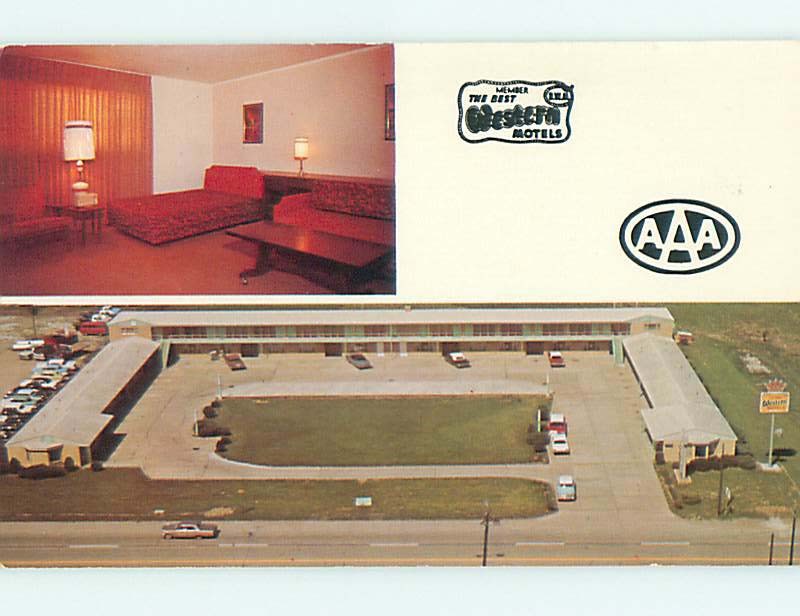Unused Pre-1980 OLD CARS & NOLL MOTEL Moberly Missouri MO : clearance u6899@