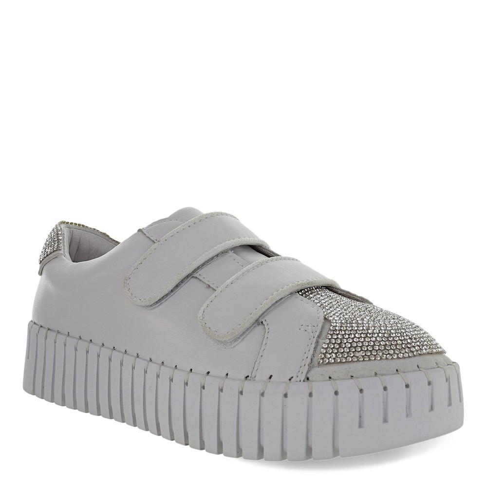 Women's Bernie Mev, Odell Sneaker ODELL-WHITE White LEATHER