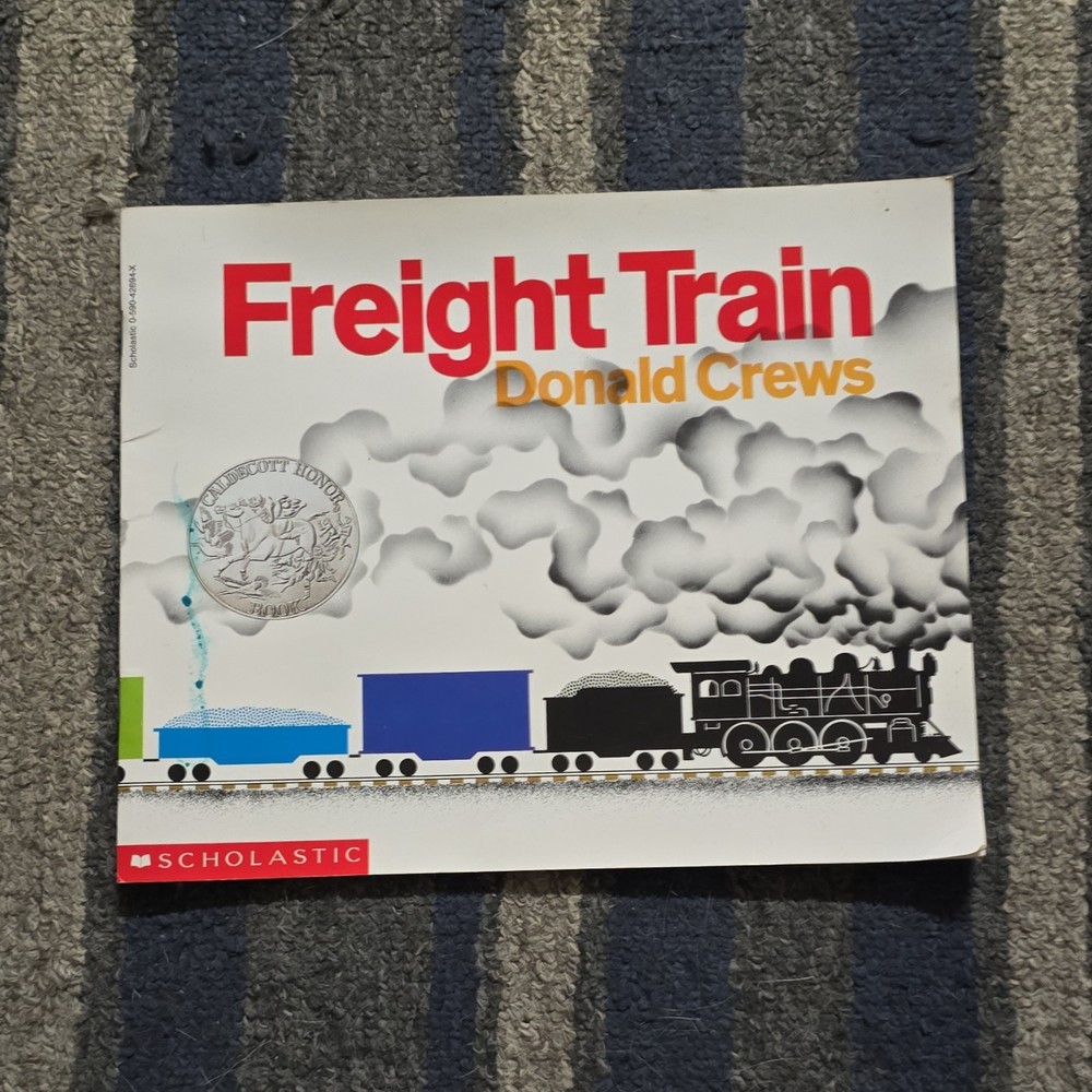 Freight Train Donald Crews Paperback Scholastic Inc. Picture Book Illustrated