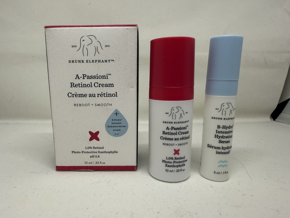 Drunk Elephant A-Passioni Retinol Cream 10ml Travel Size Fresh New Formula