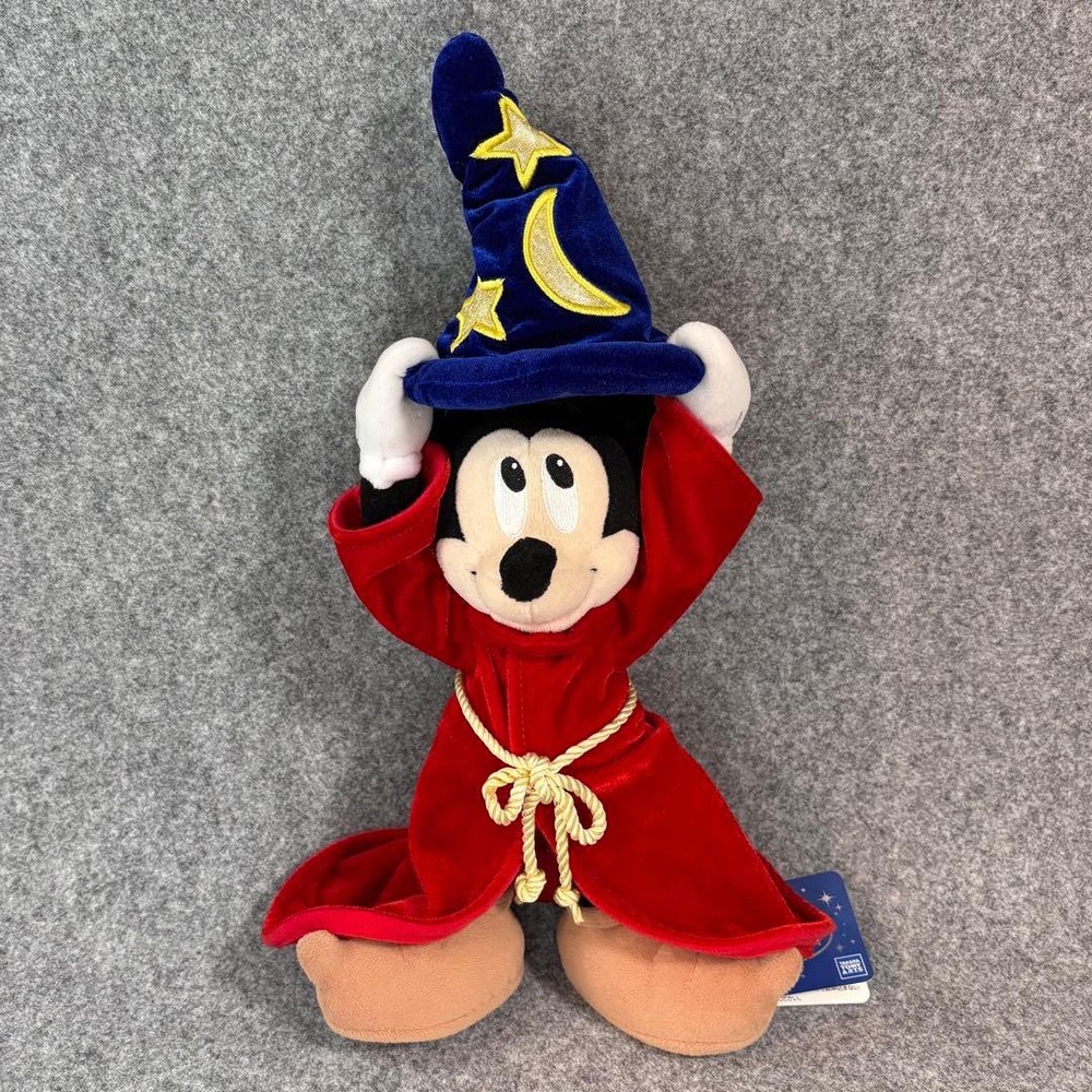 Disney Mickey Fantasia Sorcerer Plush M #937df4