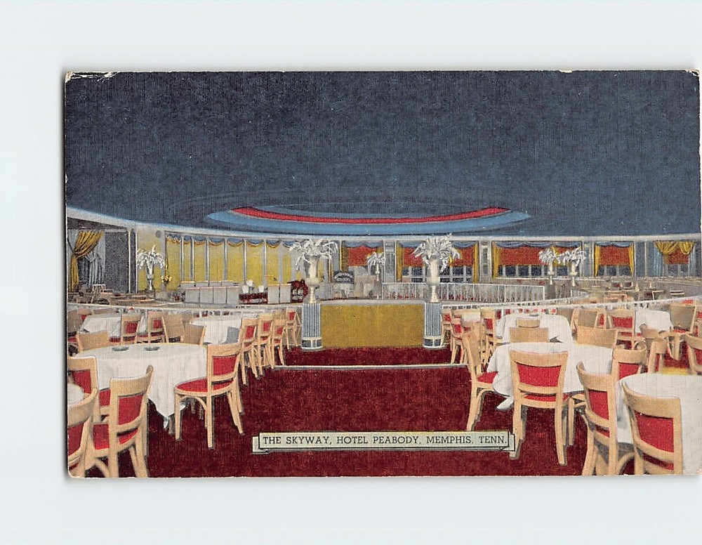 Postcard The Skyway Hotel Peabody Memphis Tennessee USA