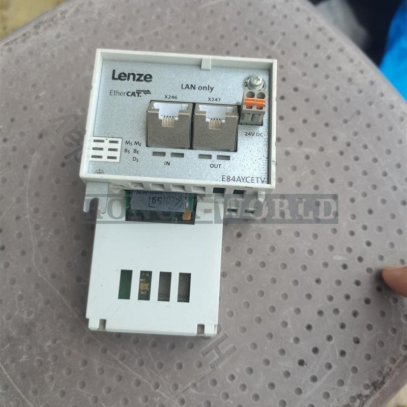 One Used Lenze 8400 inverter communication module E84AYCETV