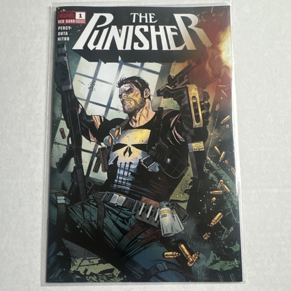 Marvel The Punisher #1 Red Band Explicit Content Comic Book