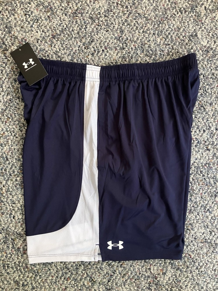 NWT Men’s UNDER ARMOUR Navy Blue/White Tech Vent 7