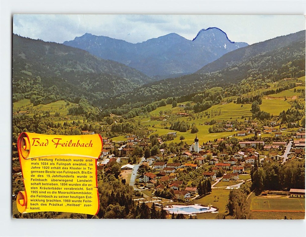 Postcard Bad Feilnbach Germany