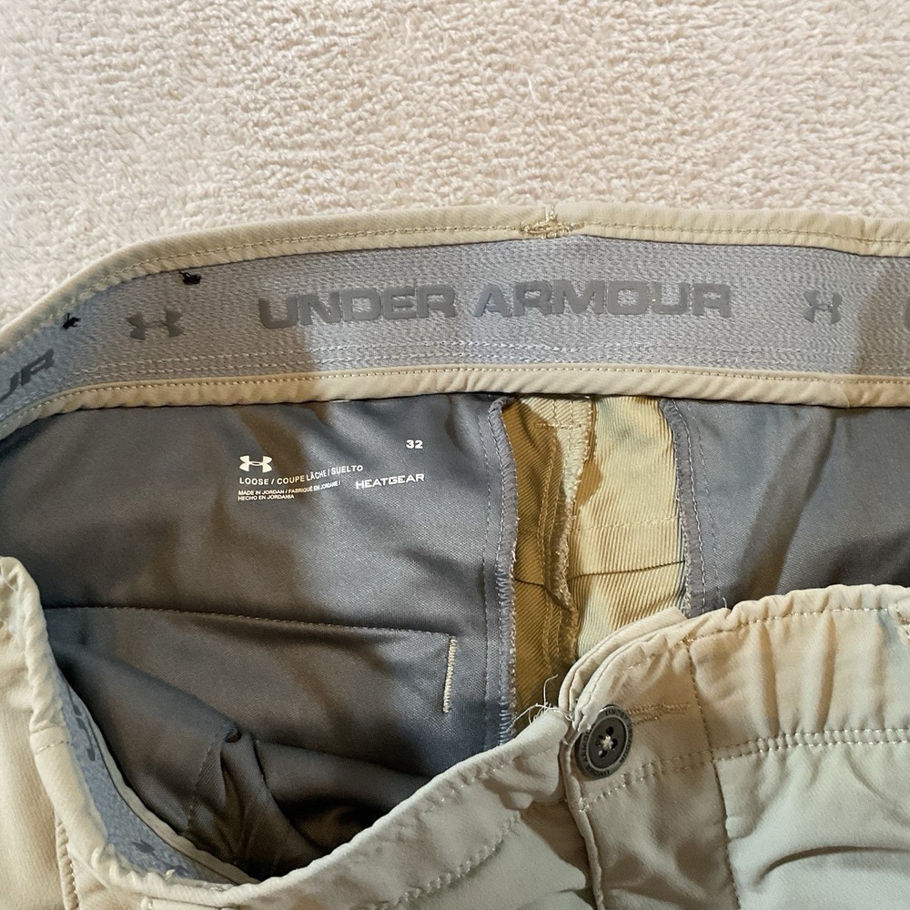 Under Armour Shorts Mens 32 Beige 9