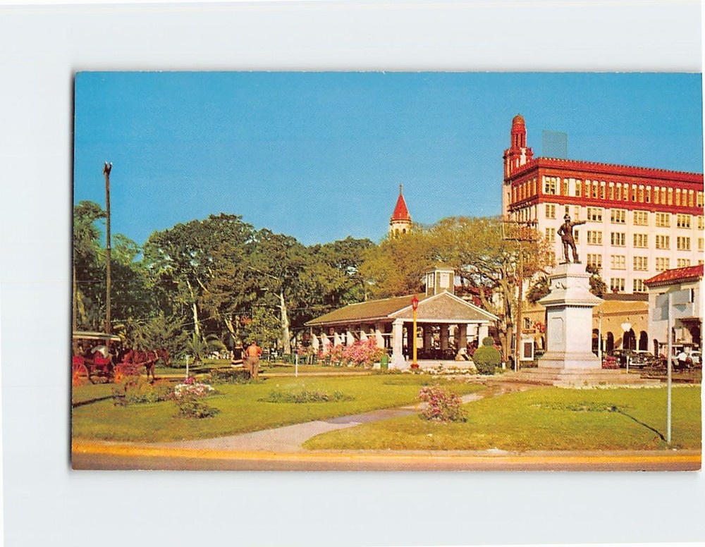 Postcard Old Slave Market Saint St. Augustine Florida USA North America