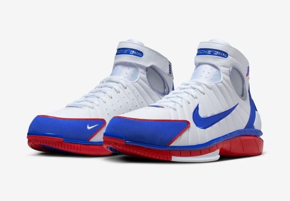 Zoom Huarache 2K4 All Star 2026 Basketball Shoes Size 9 White Blue IR0563 146