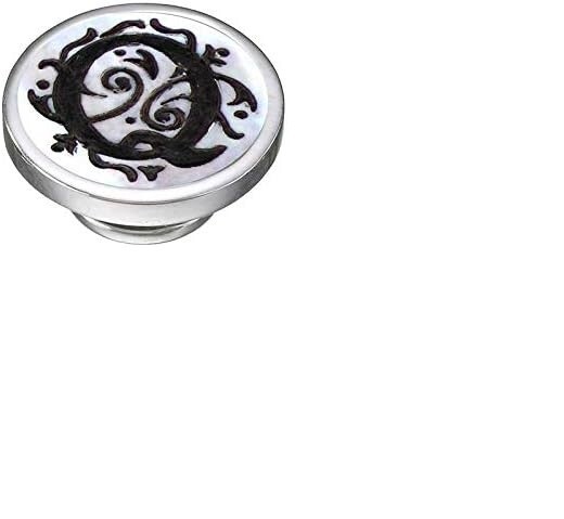 Authentic Kameleon Jewelry Mother of Pearl Alphabets Letter Q  Free Shipping