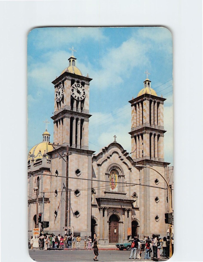 Postcard Façade of the Cathedral Tijuana Baja California Mexico