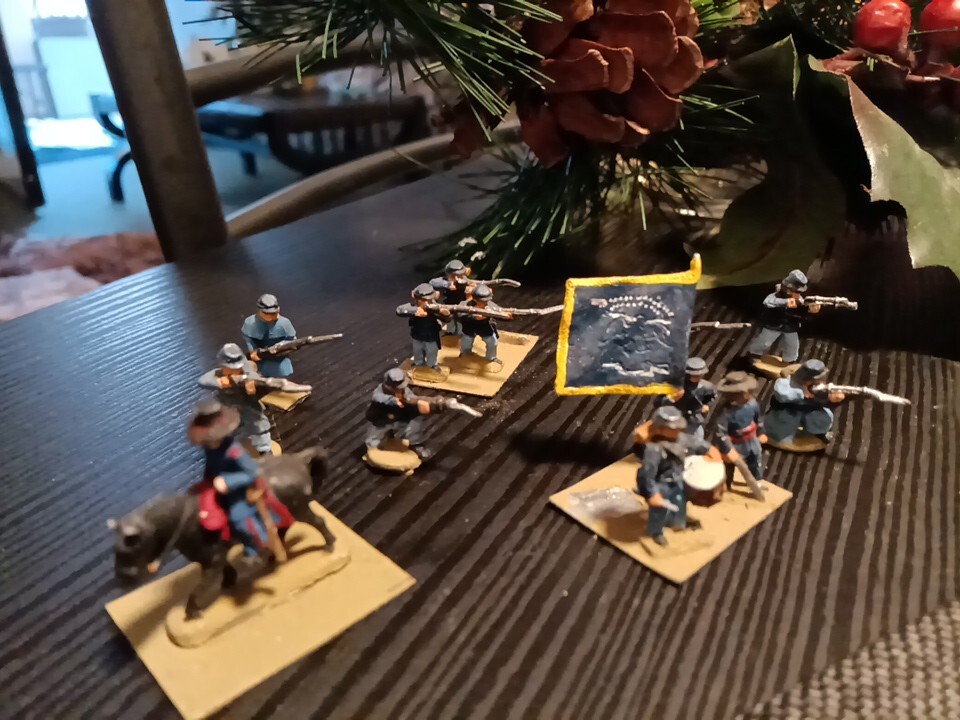 Vintage Hand Painted Civil War Soldiers