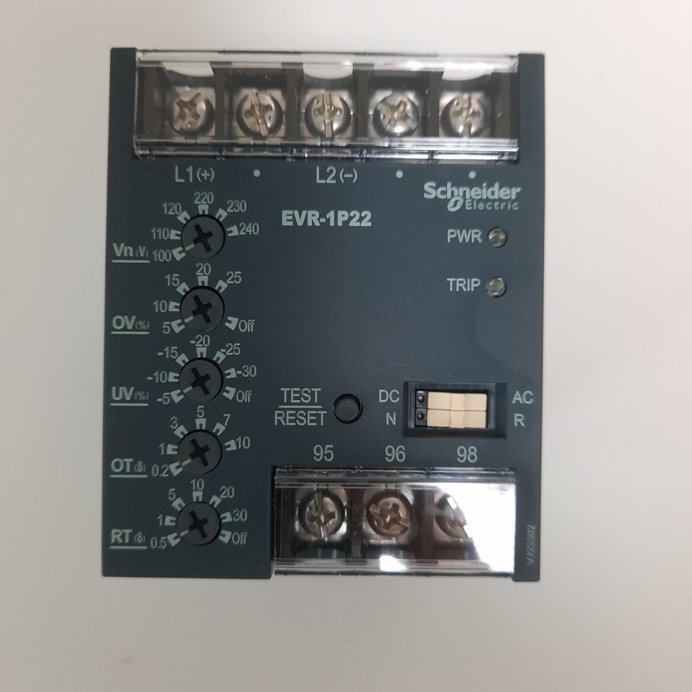 Schneider Samwha EVR-1P22 Electronic Voltage Relay 1P AC Voltage UV 70~240V-image
