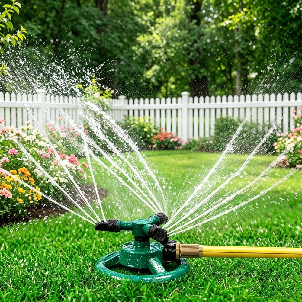 Sprinklers for Yard, Rotating Lawn and Garden Sprinkler for Large Area Coverage