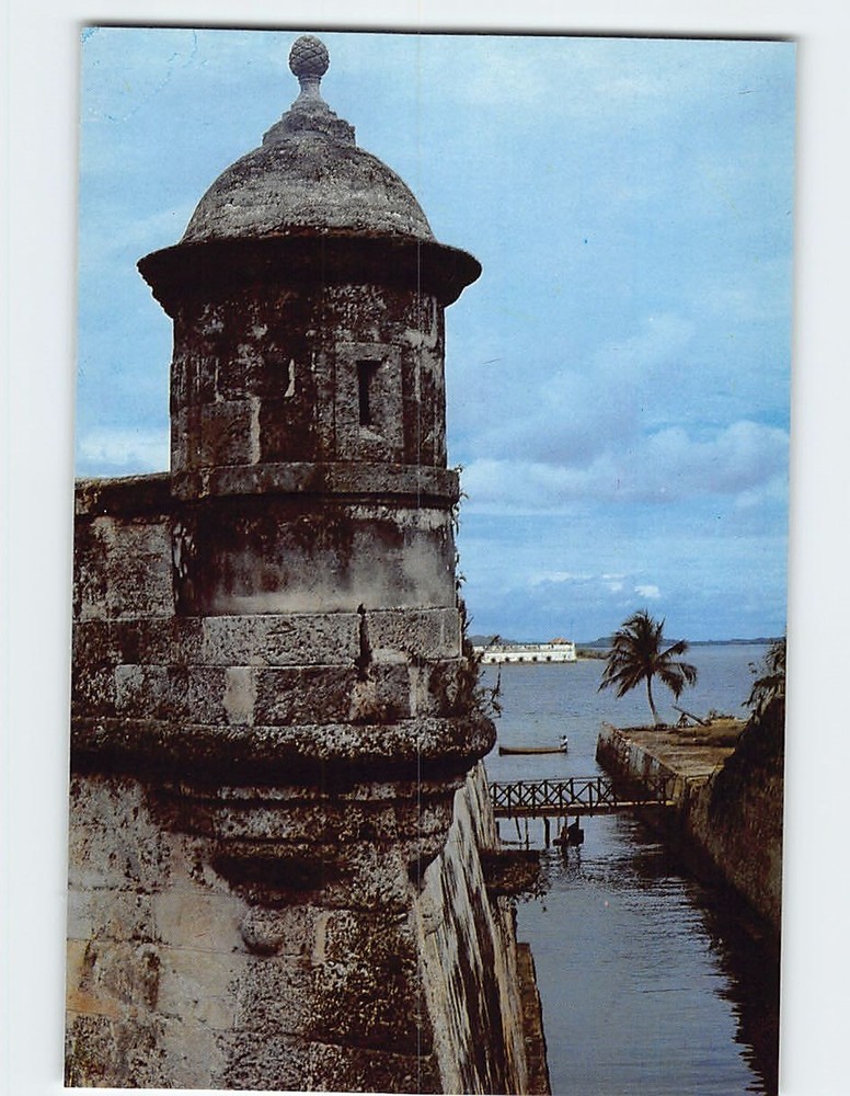Postcard San Fernando Fort in Bocachica Cartagena Colombia
