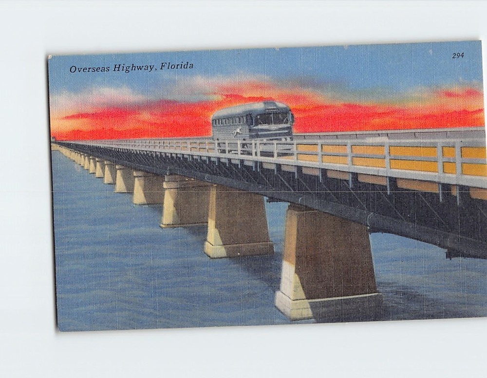 Postcard Overseas Highway Florida