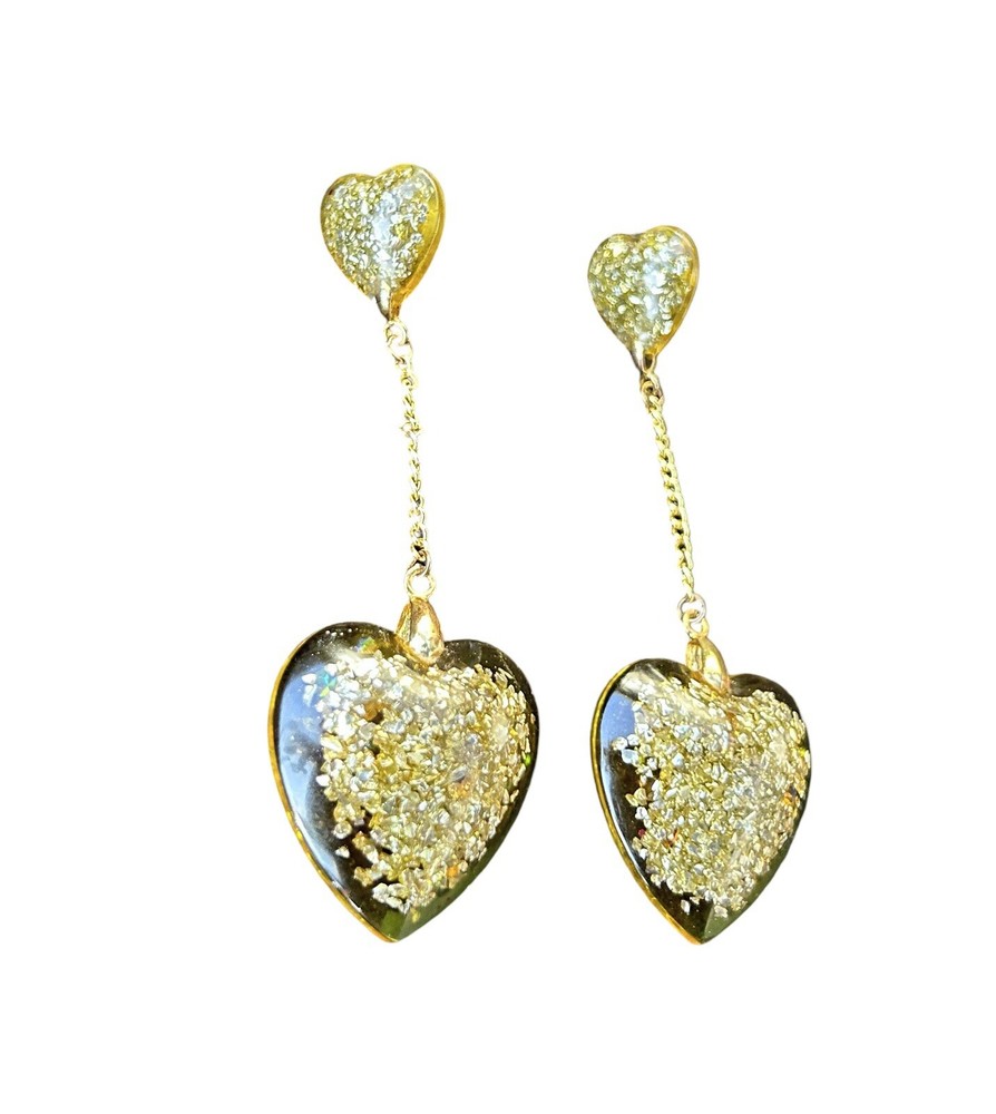 Aldi4u earrings drop for Women And Girls epoxy resin handmade