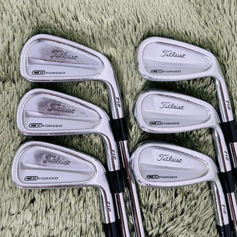 Titleist CB 712 Iron Set 5-PW 6pcs Steel Shaft Stiff RH Japan Golf Club Good