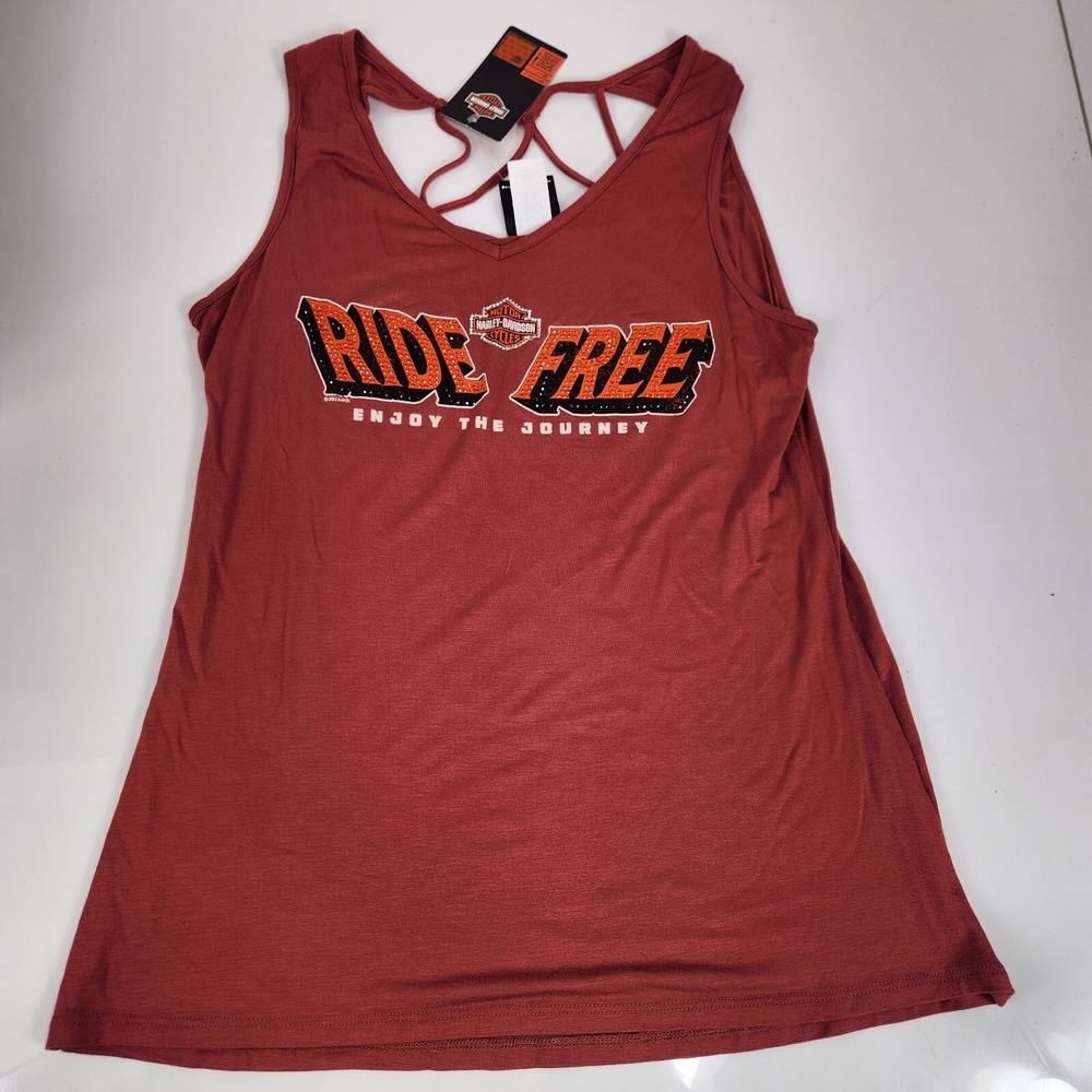 Harley-Davidson Women's Take It Easy Tank Top | Rhinestone Embellished