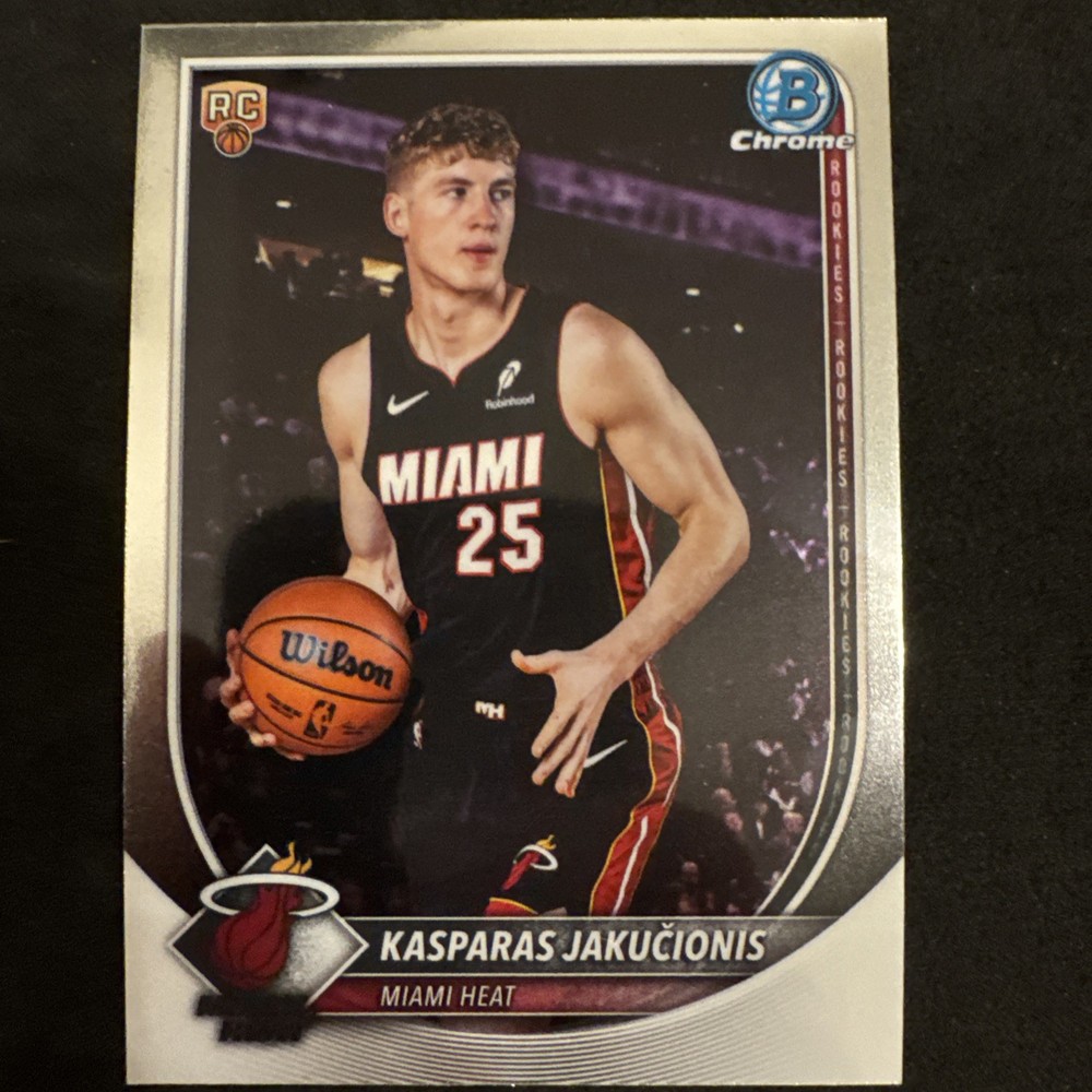 2025-26 Bowman - Chrome Kasparas Jakucionis #BCV-20 (RC)