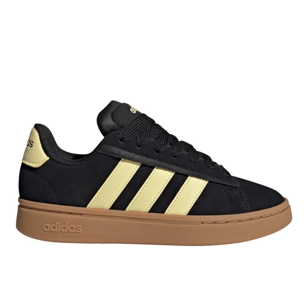 adidas Grand Court Alpha 00S Lace Up  Womens Black Sneakers Casual Shoes IH1288