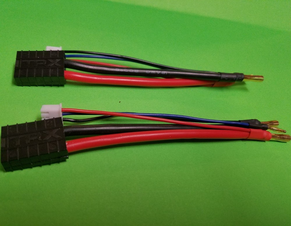 2-Pack 4mm Bullet to FOR Traxxas TRX LiPo Battery Harness for 2S 7.4v GENS ACE packs-image