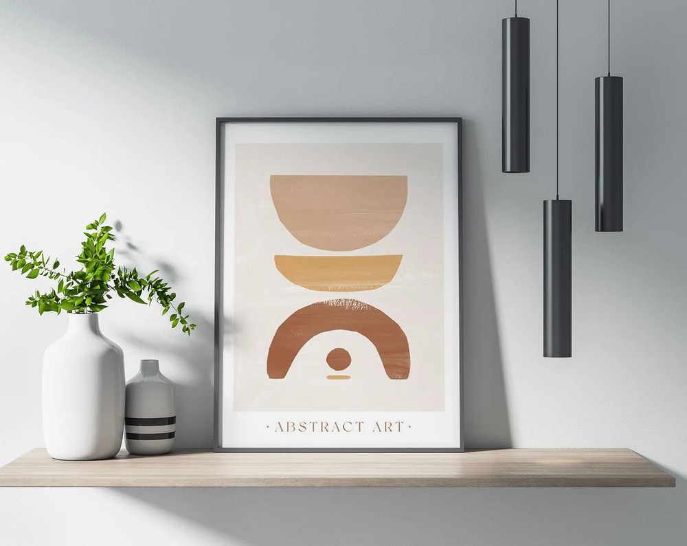 Cave Style Stone Balanced Poster Premium Quality Choose your Size