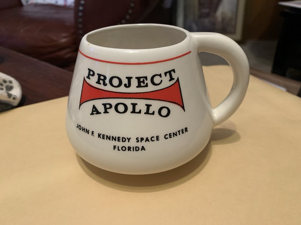 NASA Apollo Command Module Mug Kennedy Space Center Florida Ceramic Vintage