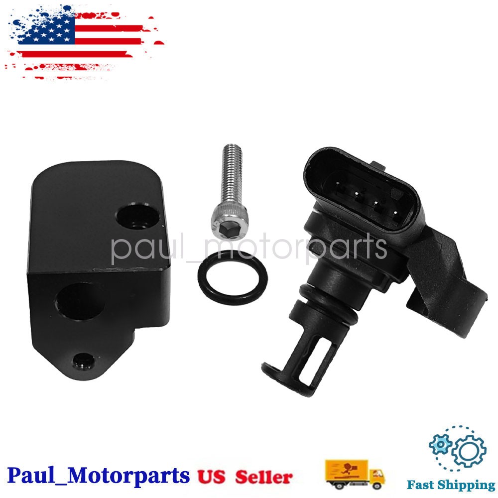 Intake Air Sensor Pressure Temperature + Black Spacer Kit for Chevrolet