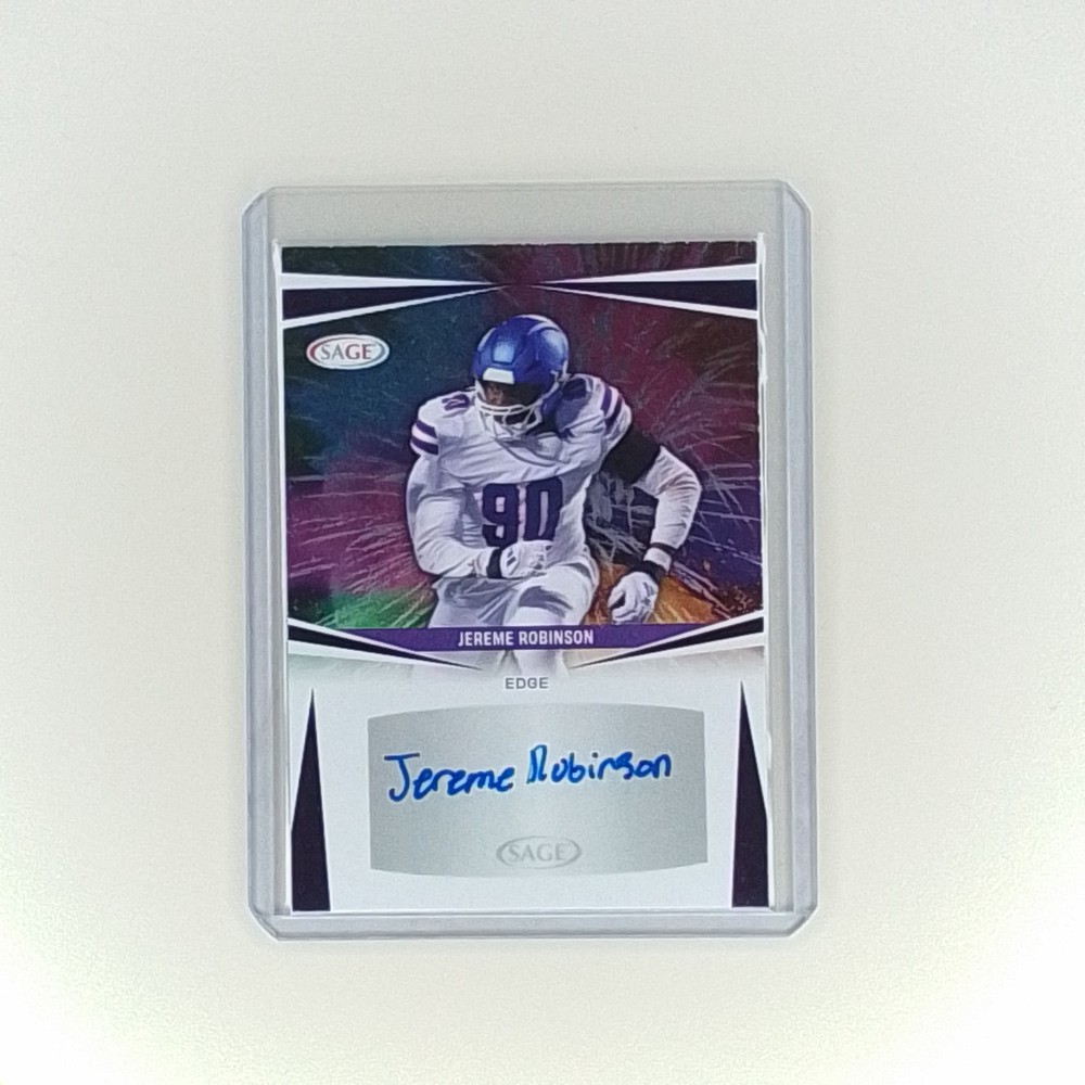 2025 Sage High Series - Autographs Jereme Robinson #A-JR Red (AU, RC)
