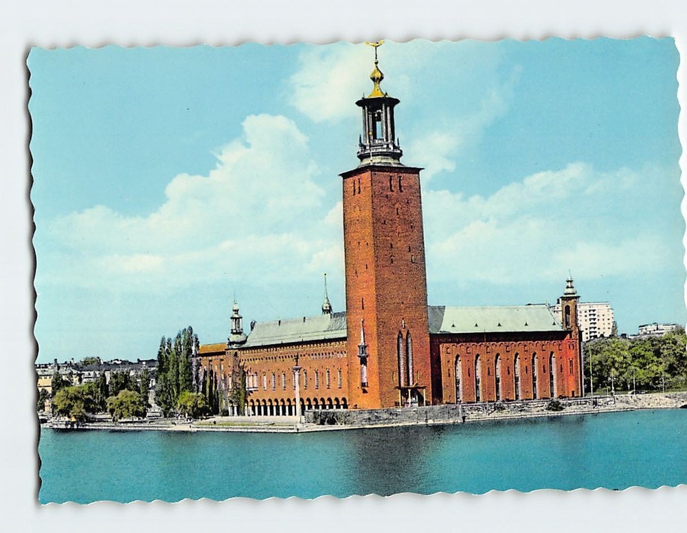Postcard City Hall Stockholm Sweden