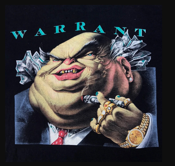 New Warrant Dirty Rotten Filthy Stinking Rich Black Men S-234XL T-Shirt S083