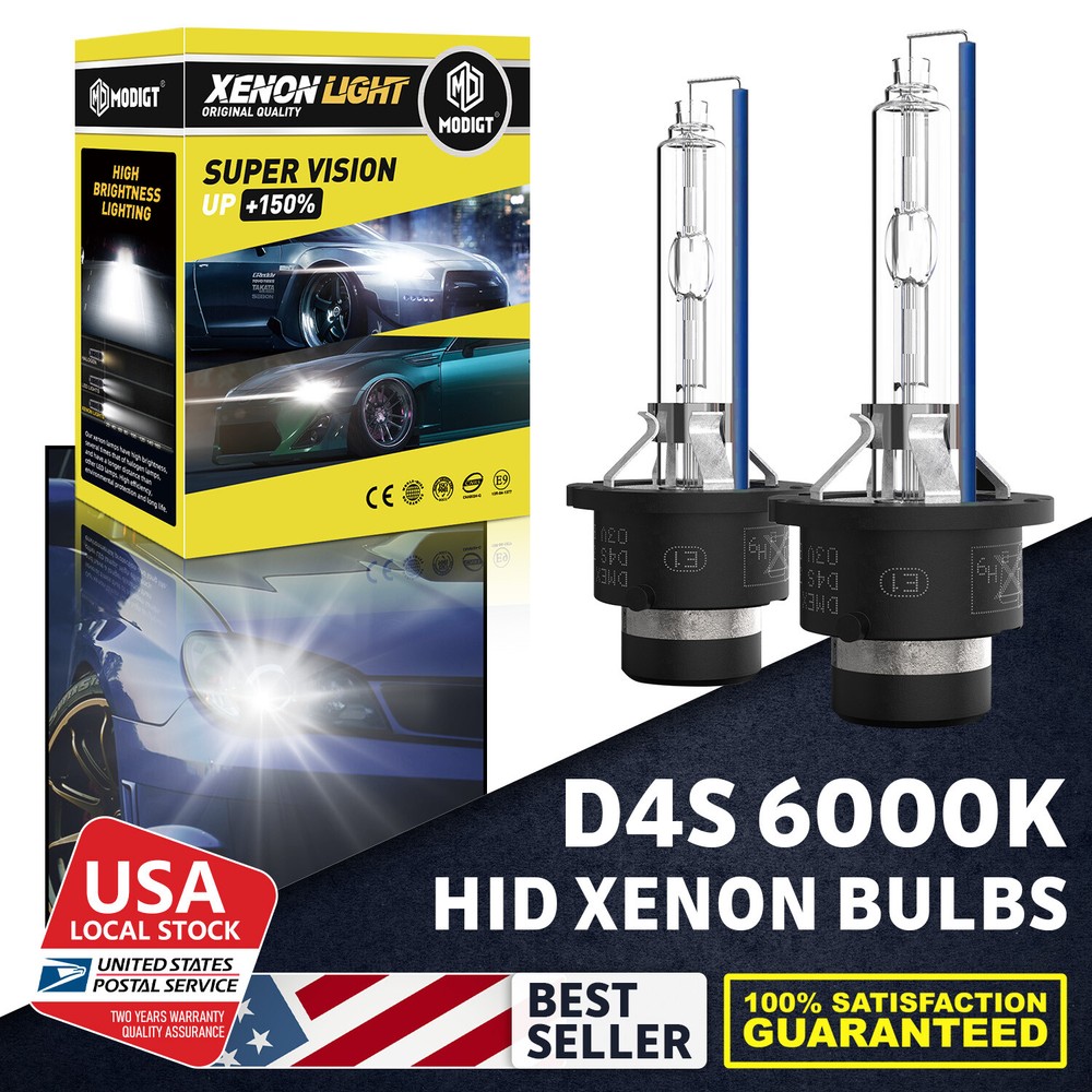 For Honda CR-Z 2011-2016 Headlight Cold White Xenon Bulb 6000K D4S HID Replace