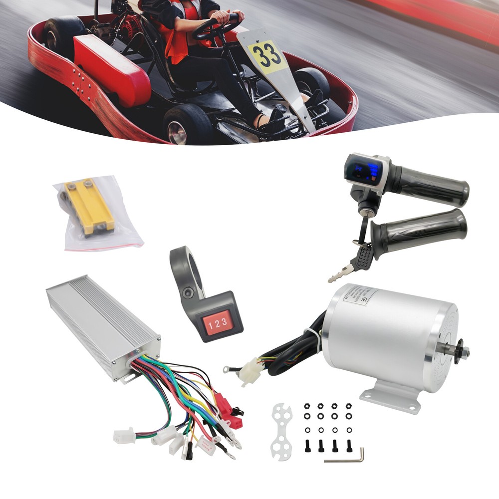 2000W 48V Electric Brushless Motor Conversion Controller Kit For Go-kart Scooter