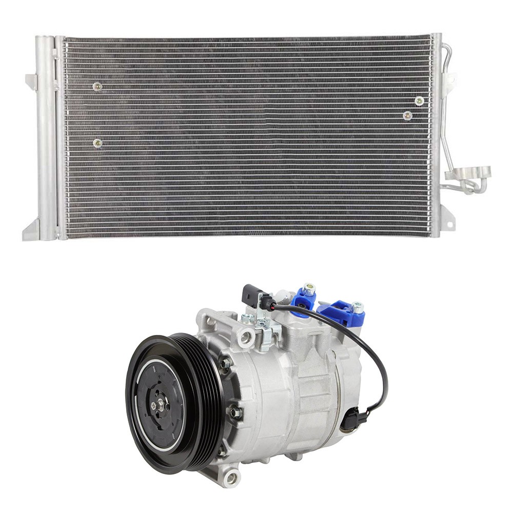 For Audi Q7 2011-2015 AC Compressor w/ A/C Condenser Drier DAC