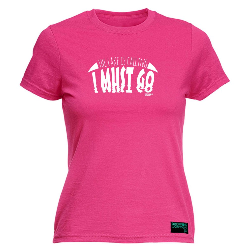 Fishing Dw The Lake Is Calling I Must Go - Womens T Shirt Funny T-Shirt Novelty