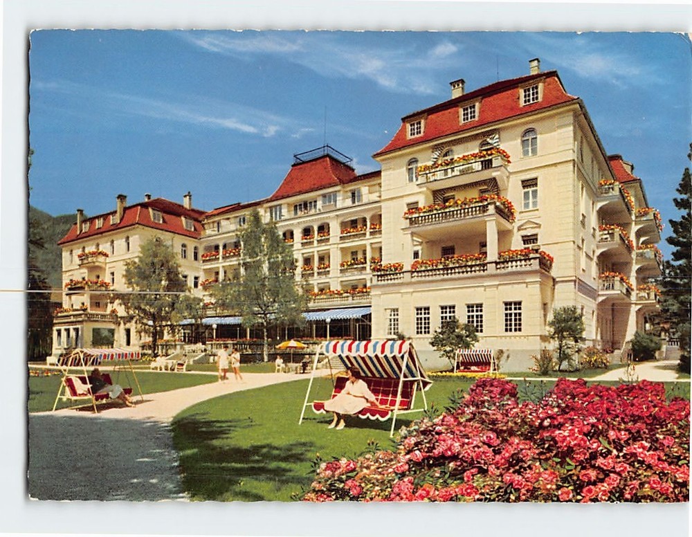 Postcard Grand Hotel Axelmannstein Bad Reichenhall Germany