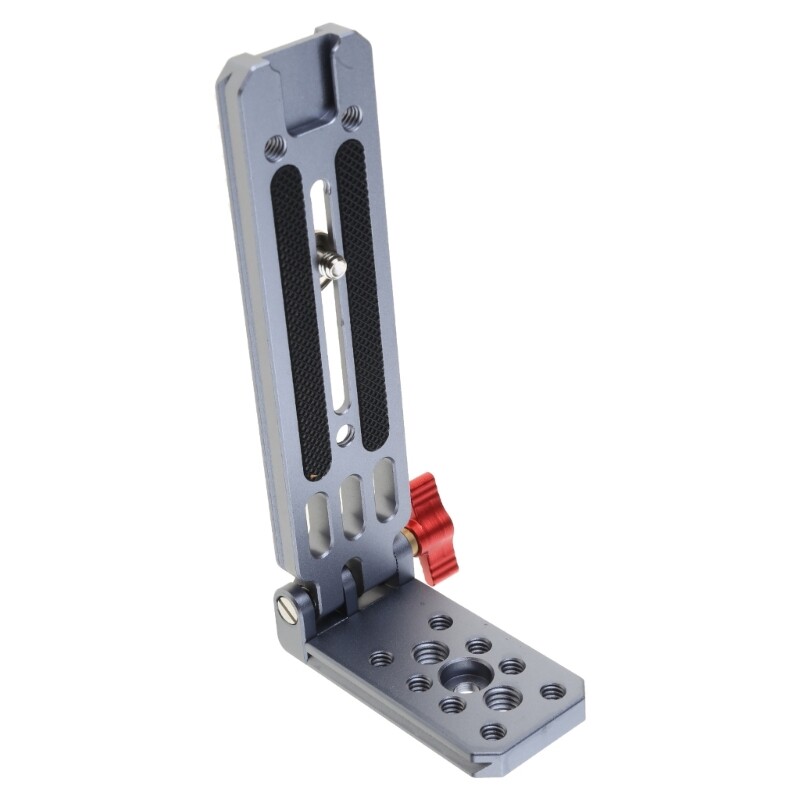 Aluminum DSLR Camera L Bracket Folding Head for Cameras Stabilizers Tripod