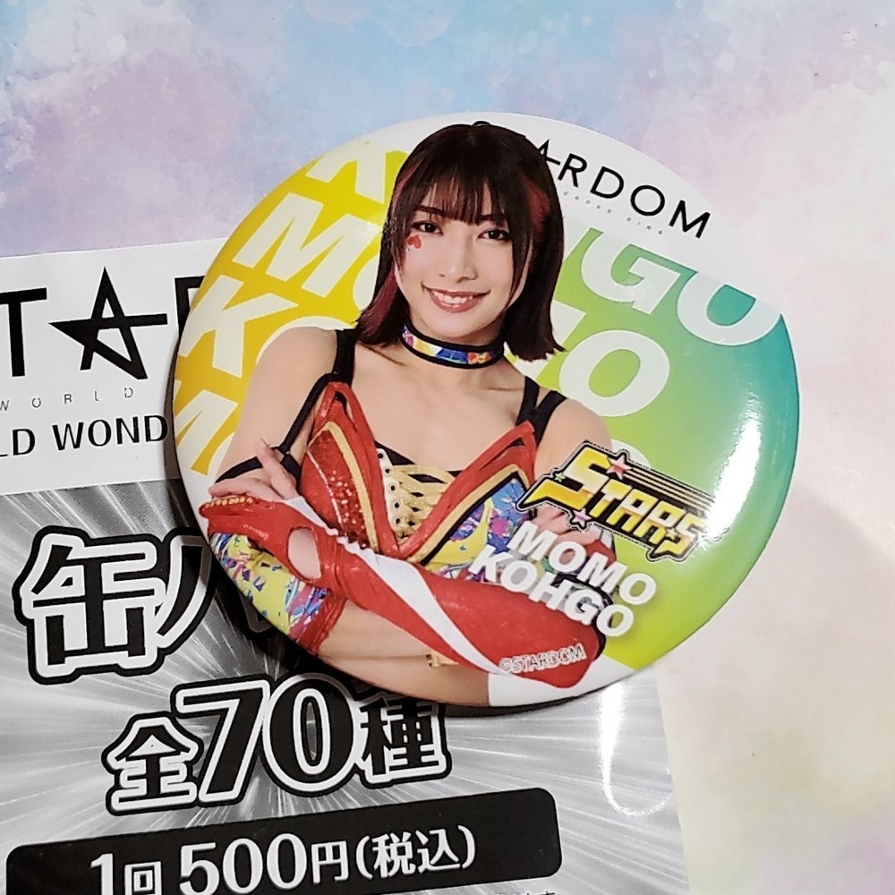 Momo Kohgo Stardom Kuji Can Badge Joshi Puroresu