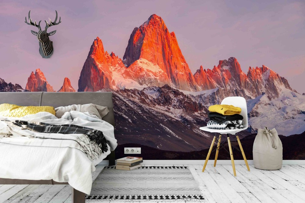 3D Mountain Winter Landscape Wall Murals Wallpaper Murals Wall Sticker