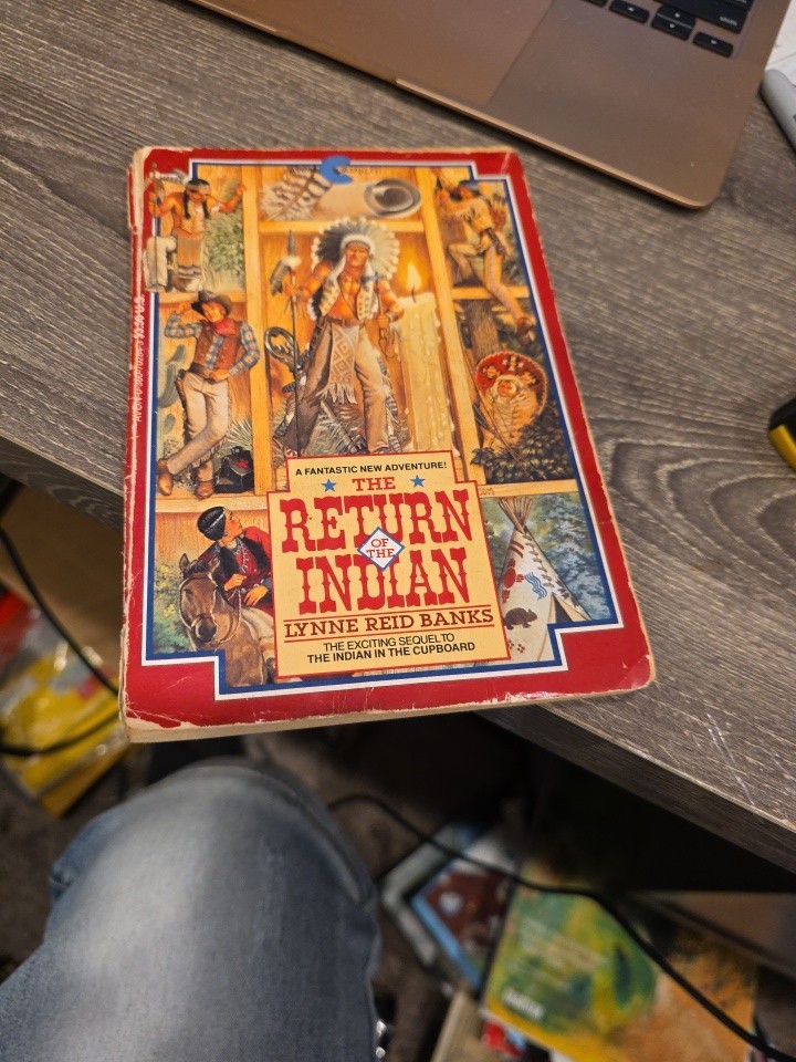 Book The Return Of The Indian 1987 Avon Camelot Lynne Reid Banks children 6 - 10